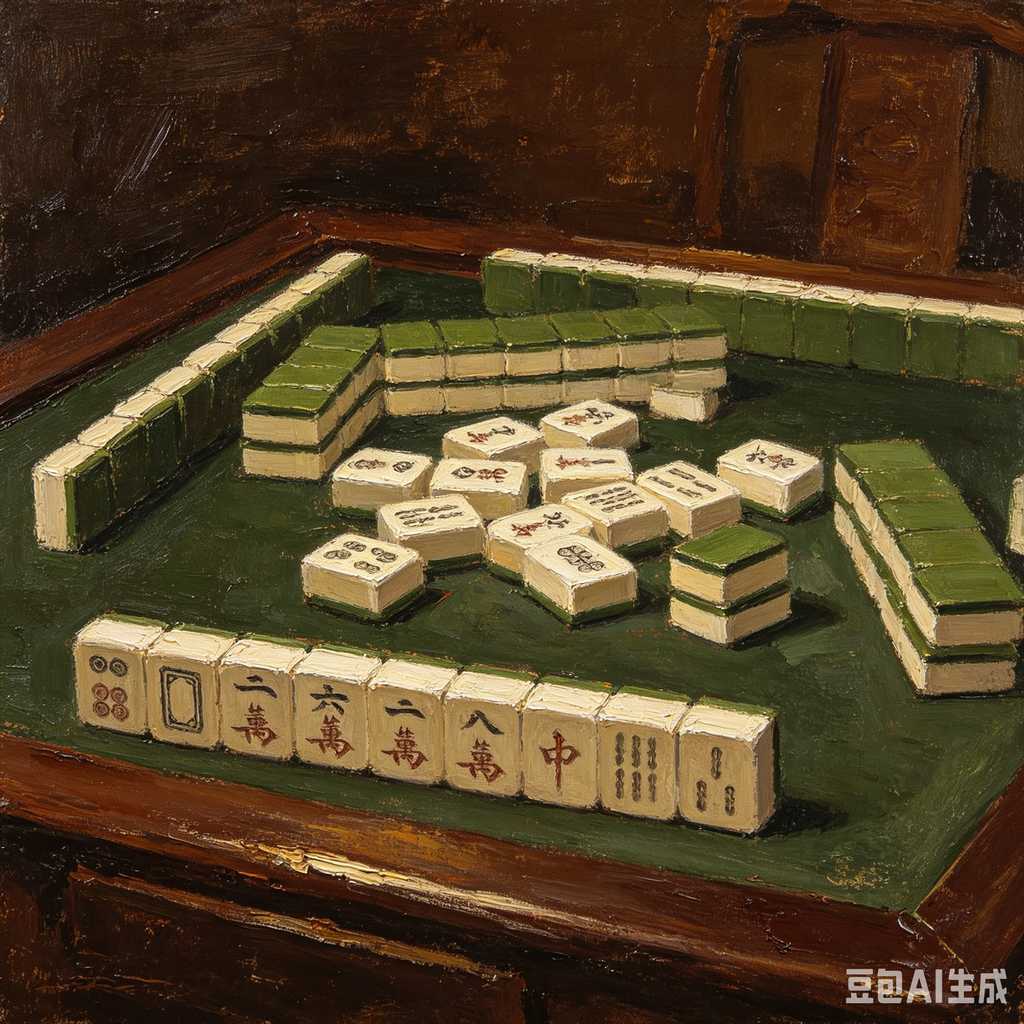 gradient color mahjong tiles